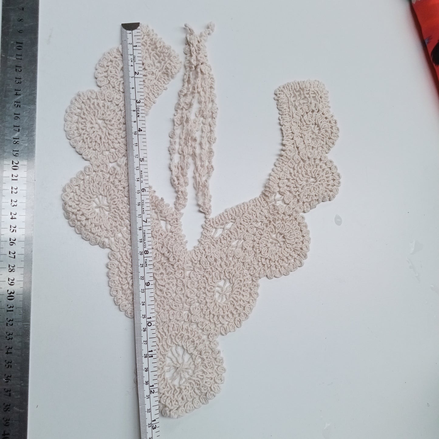 Cotton yoke - ecru