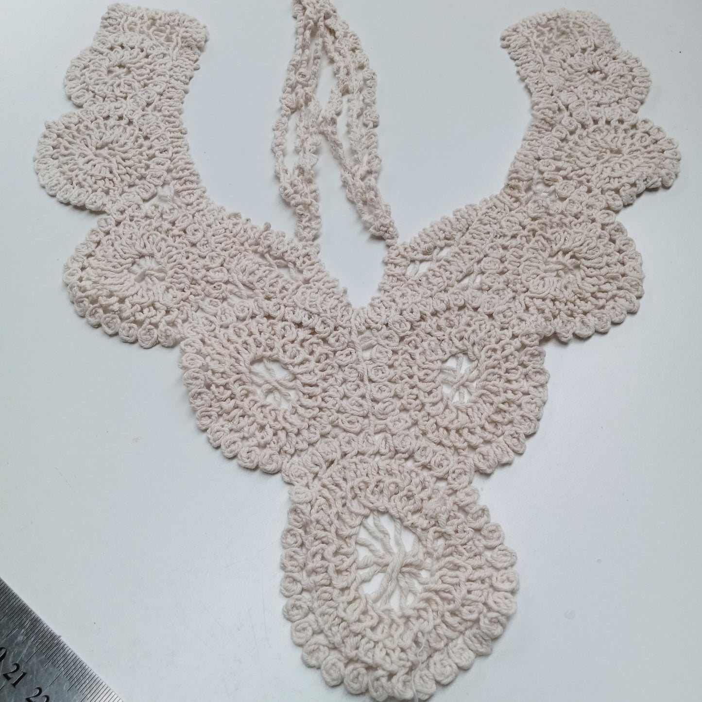 Cotton yoke - ecru