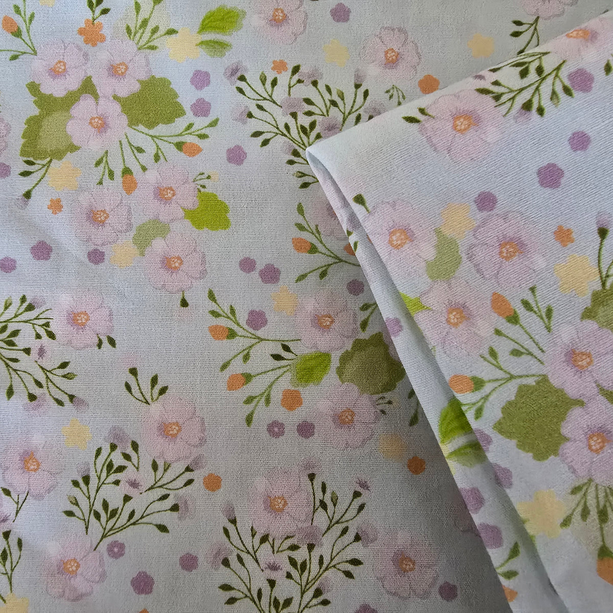 Digital floral printed poplin - 2mtrs