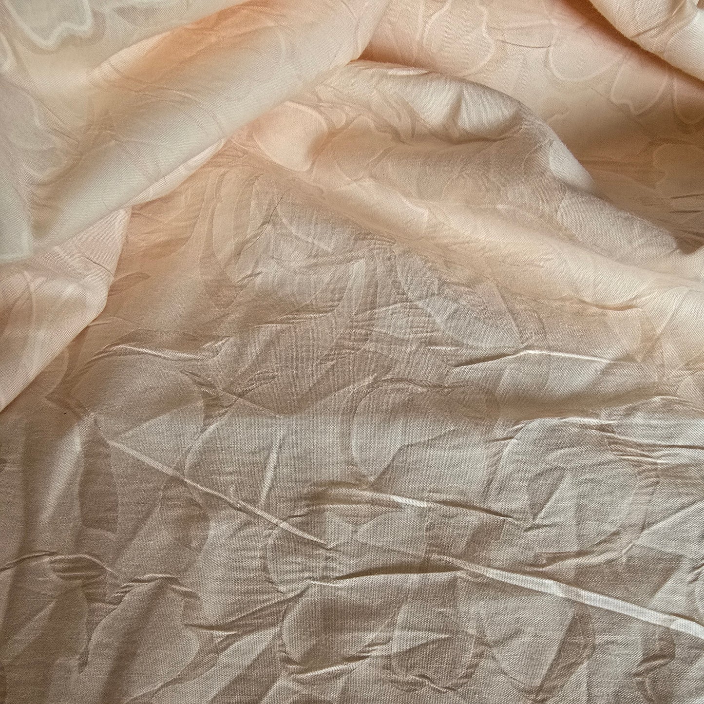 Devore woven  floral fabric - sold by 1/2mtrs