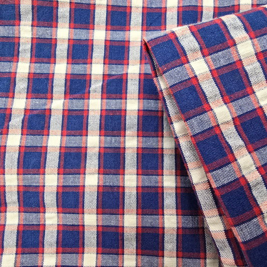 Seersucker check - sold by 1/2mtr