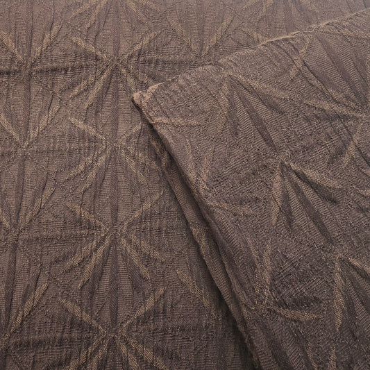 Choclate Cloque woven fabric -sold by 1/2mtr