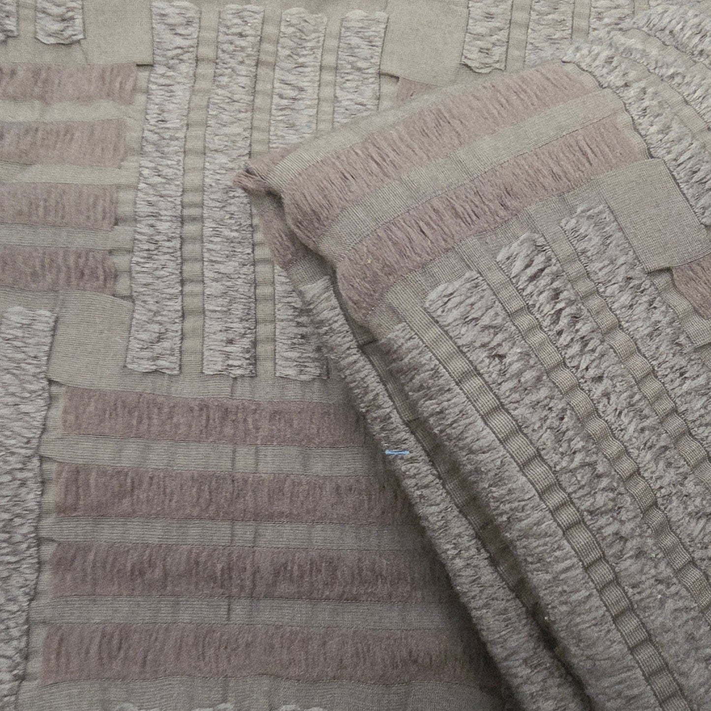 Patchwork square design knit fabric - sold by 1/2mtr