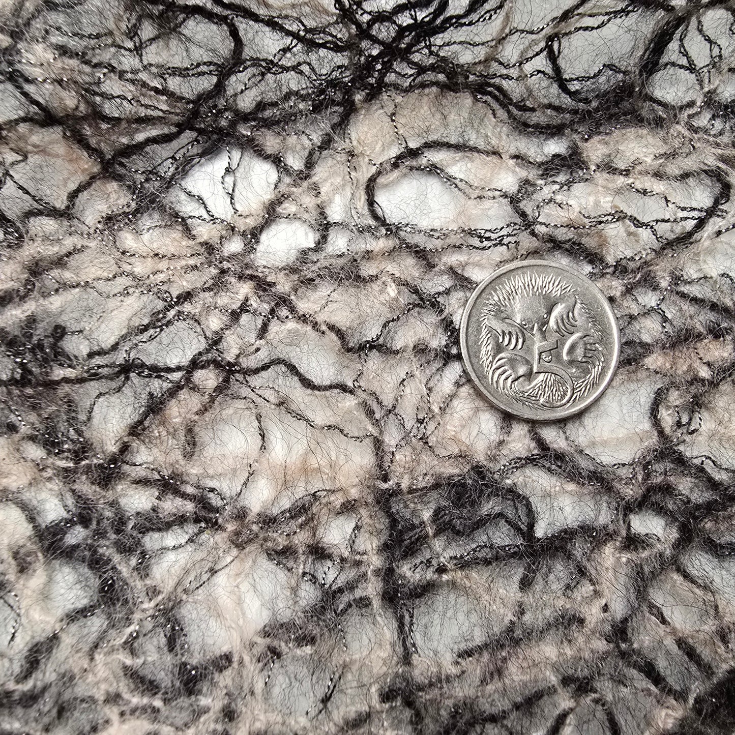 Cobweb sheer fabric -sold by 1/2mtr