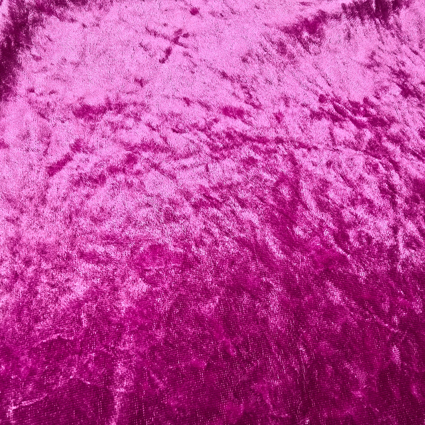 Fuschia stretch panne velvet - 1/2mtr