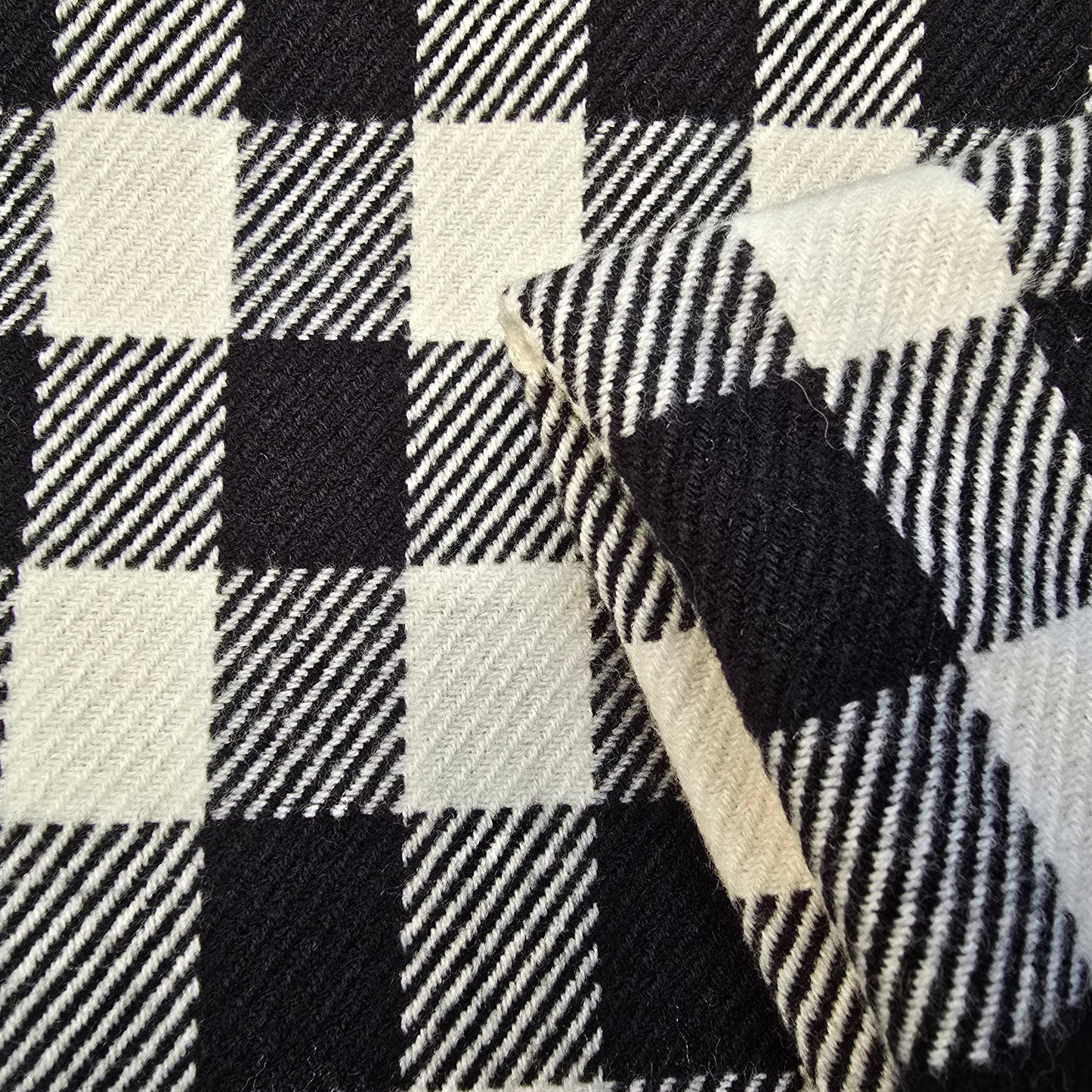 Black/white checks - sold by 1/2mtr