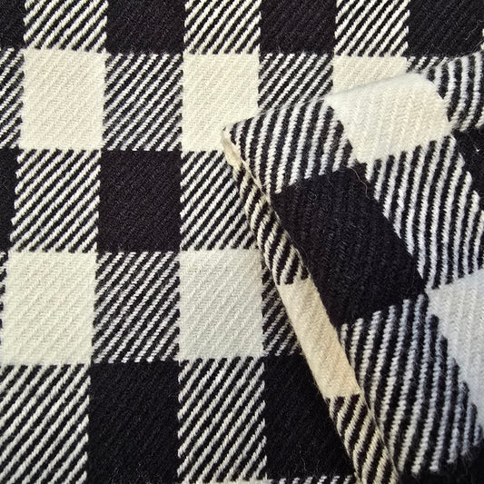 Black/white checks - sold by 1/2mtr