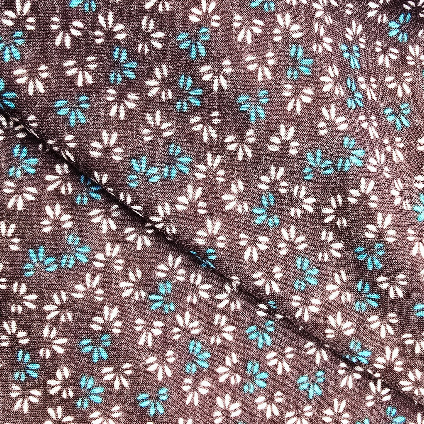 Petal -Floral knit jersey- sold by 1/2mtr