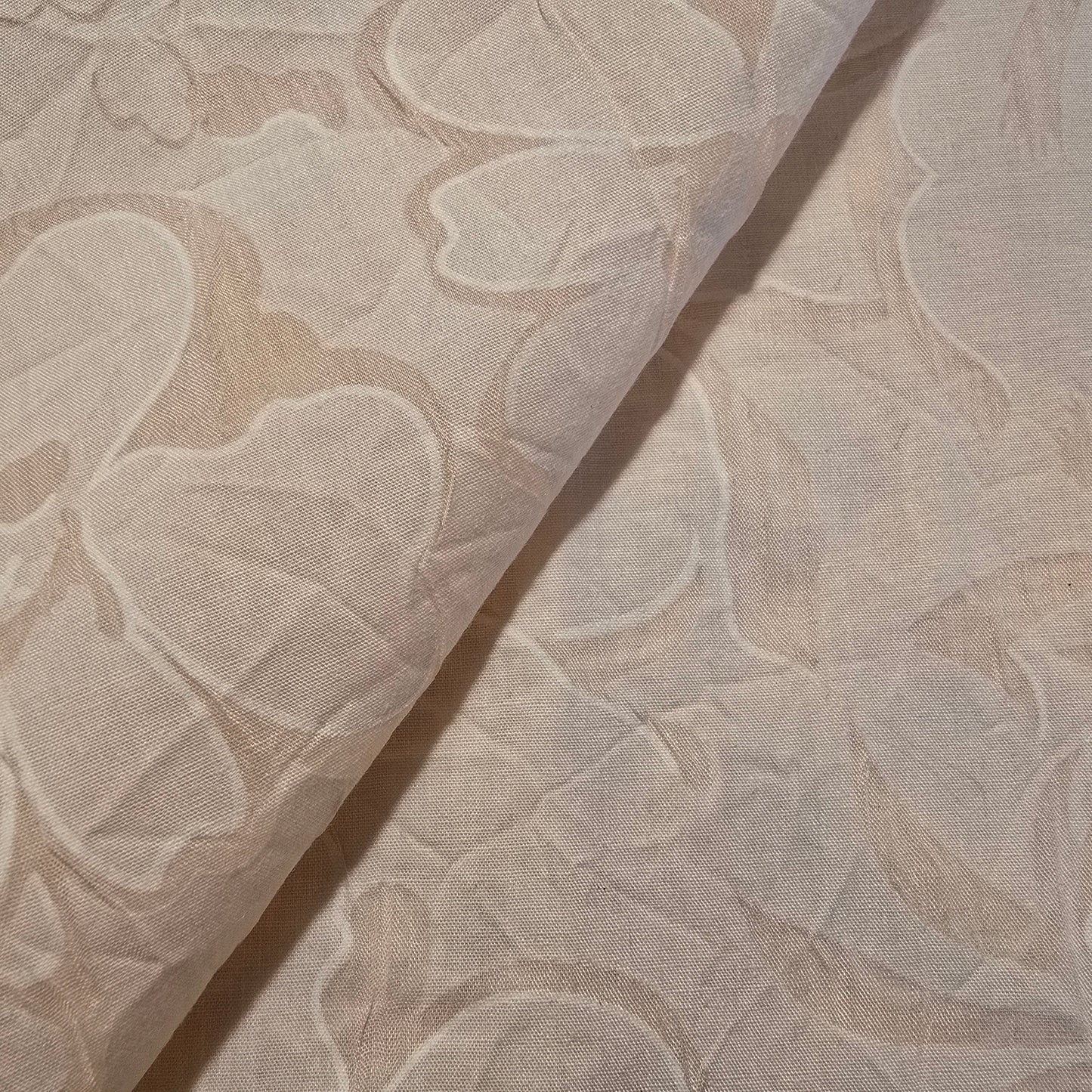 Devore woven  floral fabric - sold by 1/2mtrs