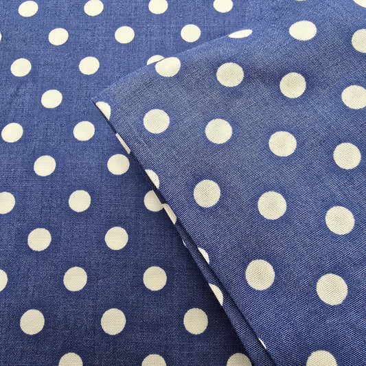 Polka dot rayon - sold by 1.10mtr