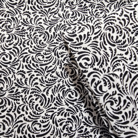 Fern leaves inspired printed cotton -2mtrs