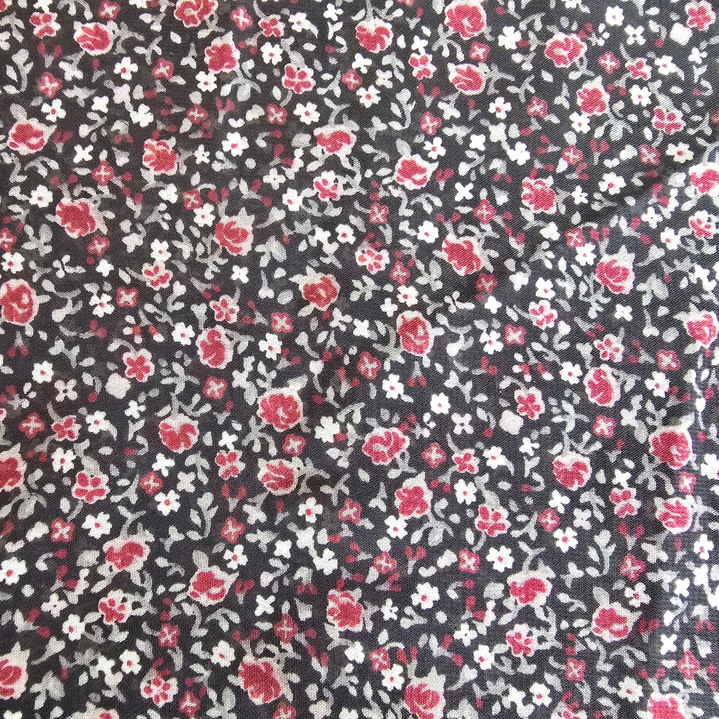 Floral printed chiffon sold by 1/2mtr