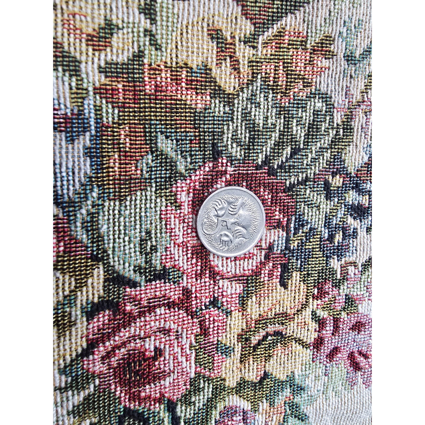 Floral printed tapestry cotton fabric - sold by 1/2mtr