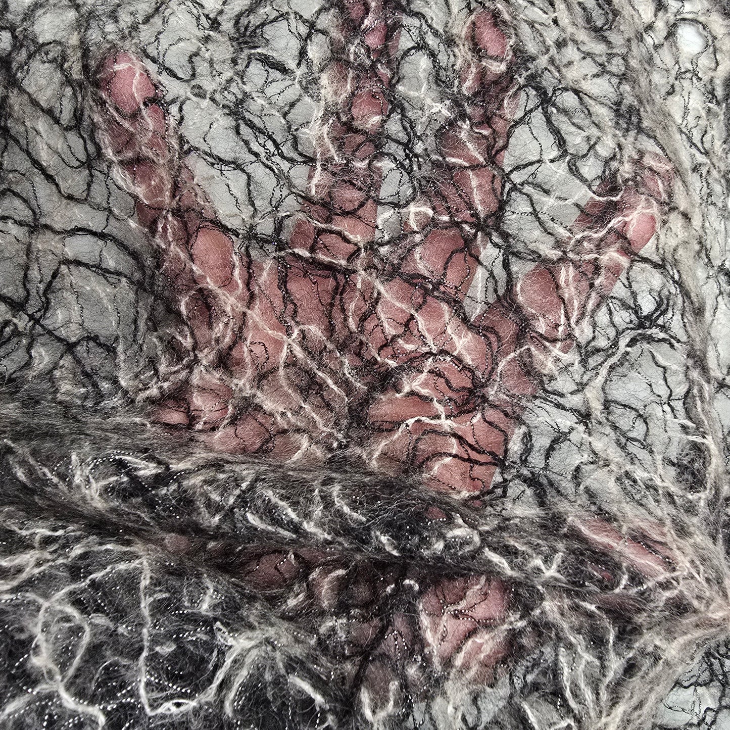 Cobweb sheer fabric -sold by 1/2mtr
