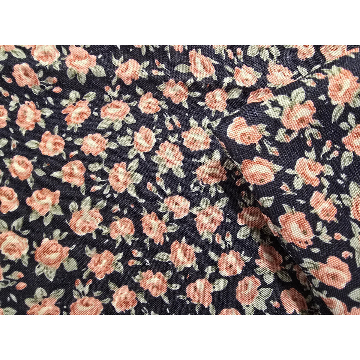 Dainty floral printed rayon - sold by 1/2mtr