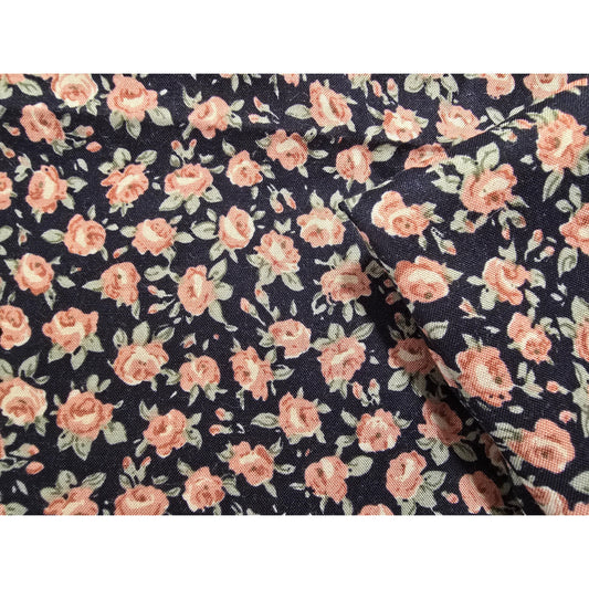 Dainty floral printed rayon - sold by 1/2mtr