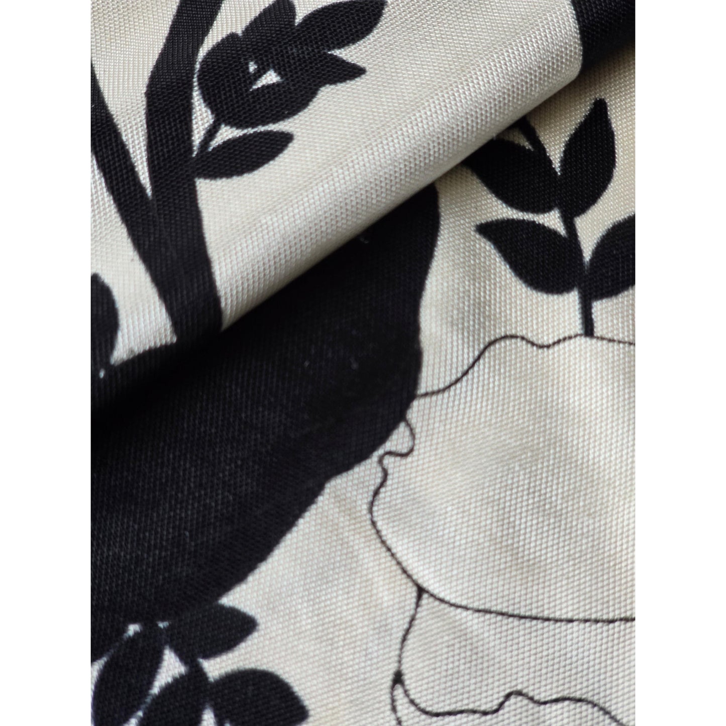 Pansie printed satin jersey - sold by 1/2mtr