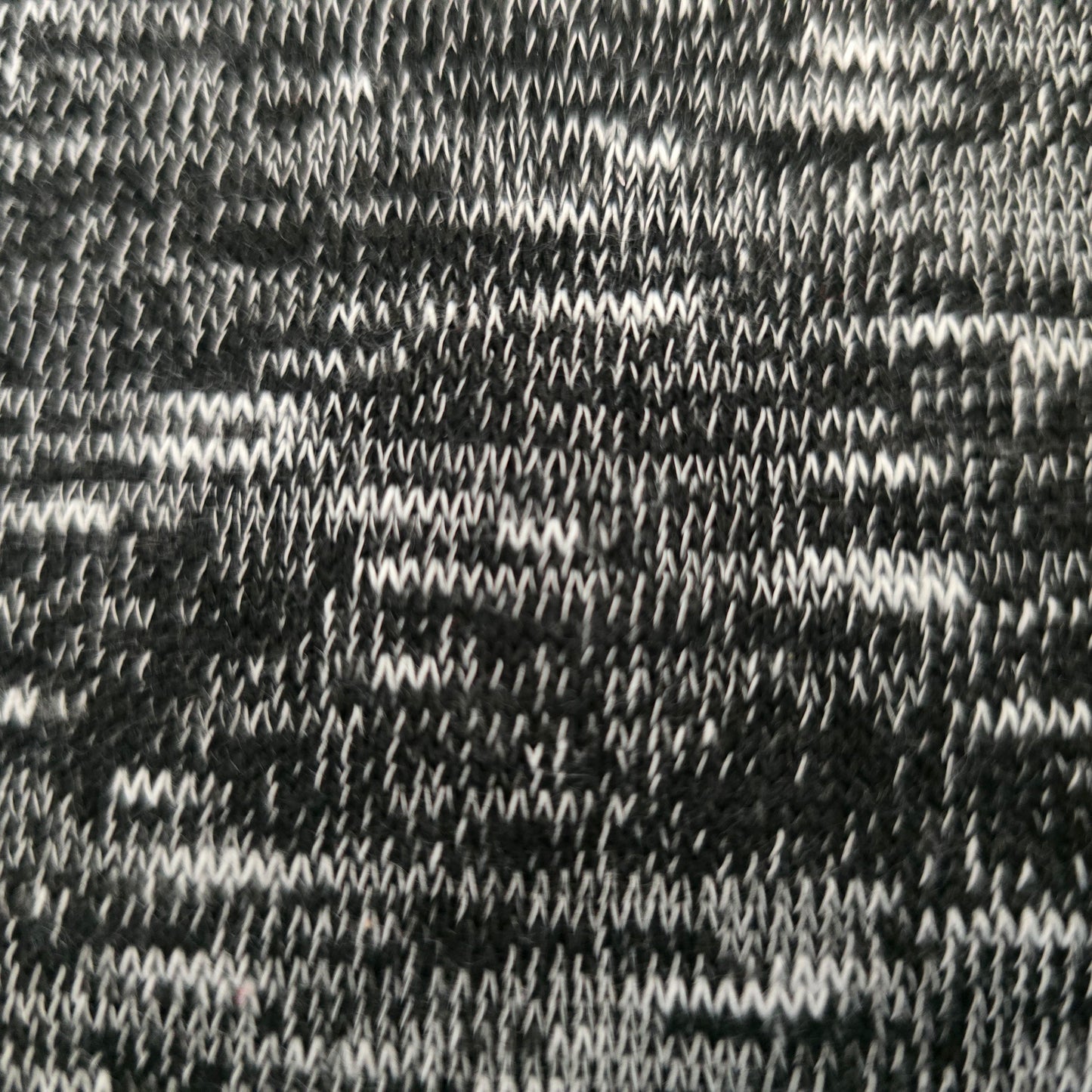 Beautiful marle knit fabric - charcoal/white