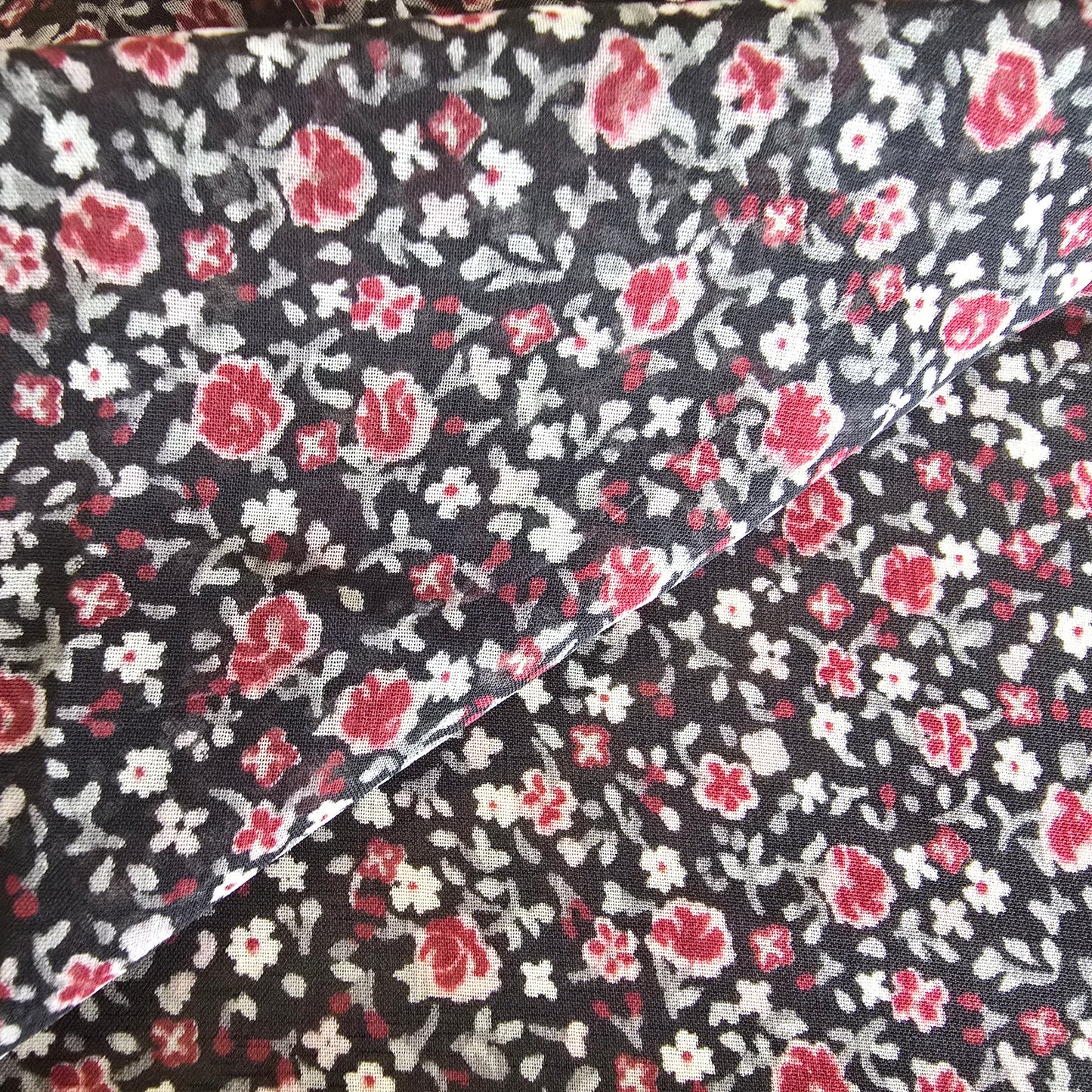 Floral printed chiffon sold by 1/2mtr