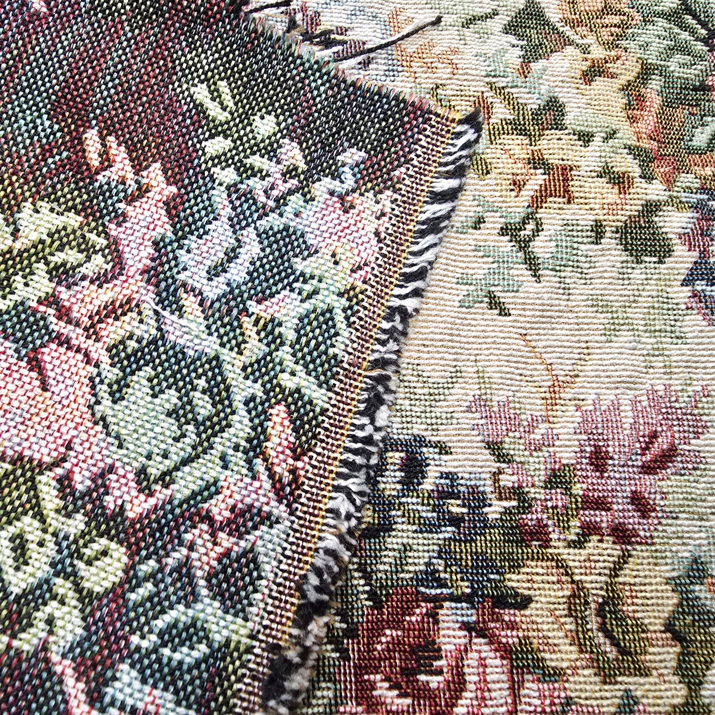 Floral printed tapestry cotton fabric - sold by 1/2mtr