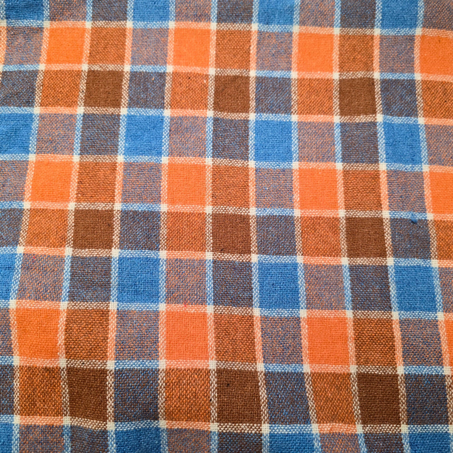 Wool check fabric -1mtr