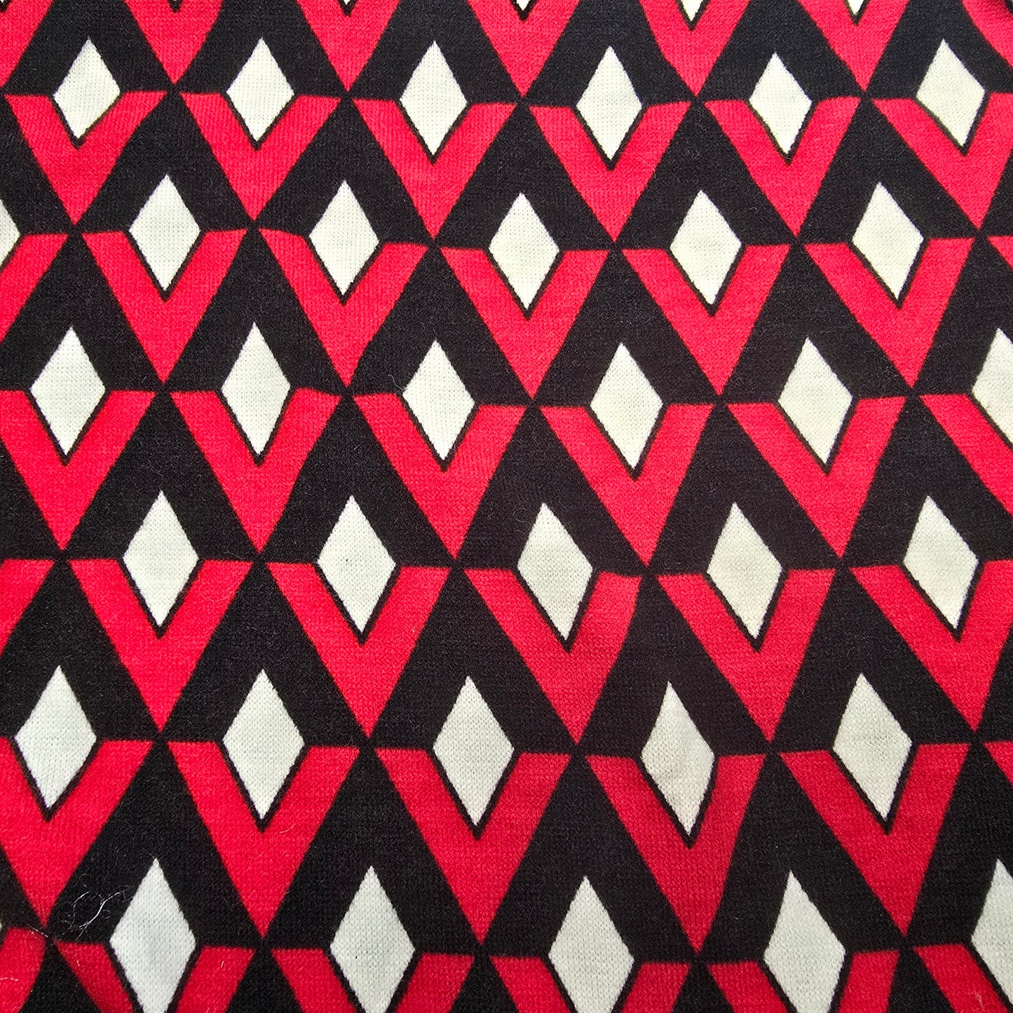 Harlequin design knit fabric - 1.60mtrs