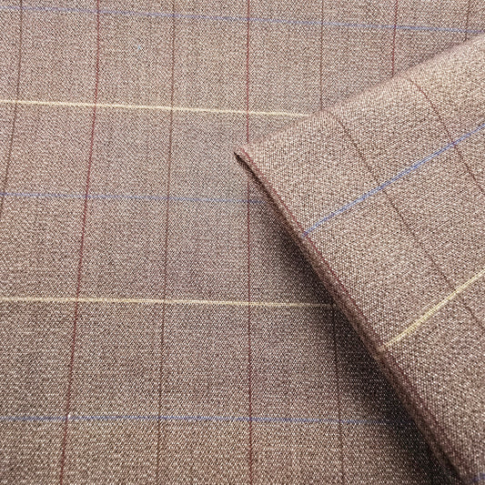 Pinstripe stretch suiting fabric - sold by 1/2mtr