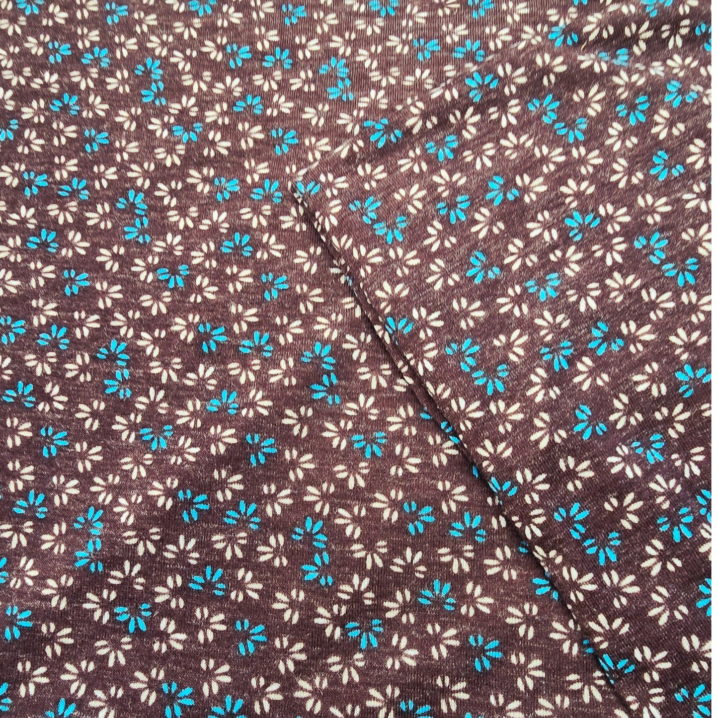 Petal -Floral knit jersey- sold by 1/2mtr