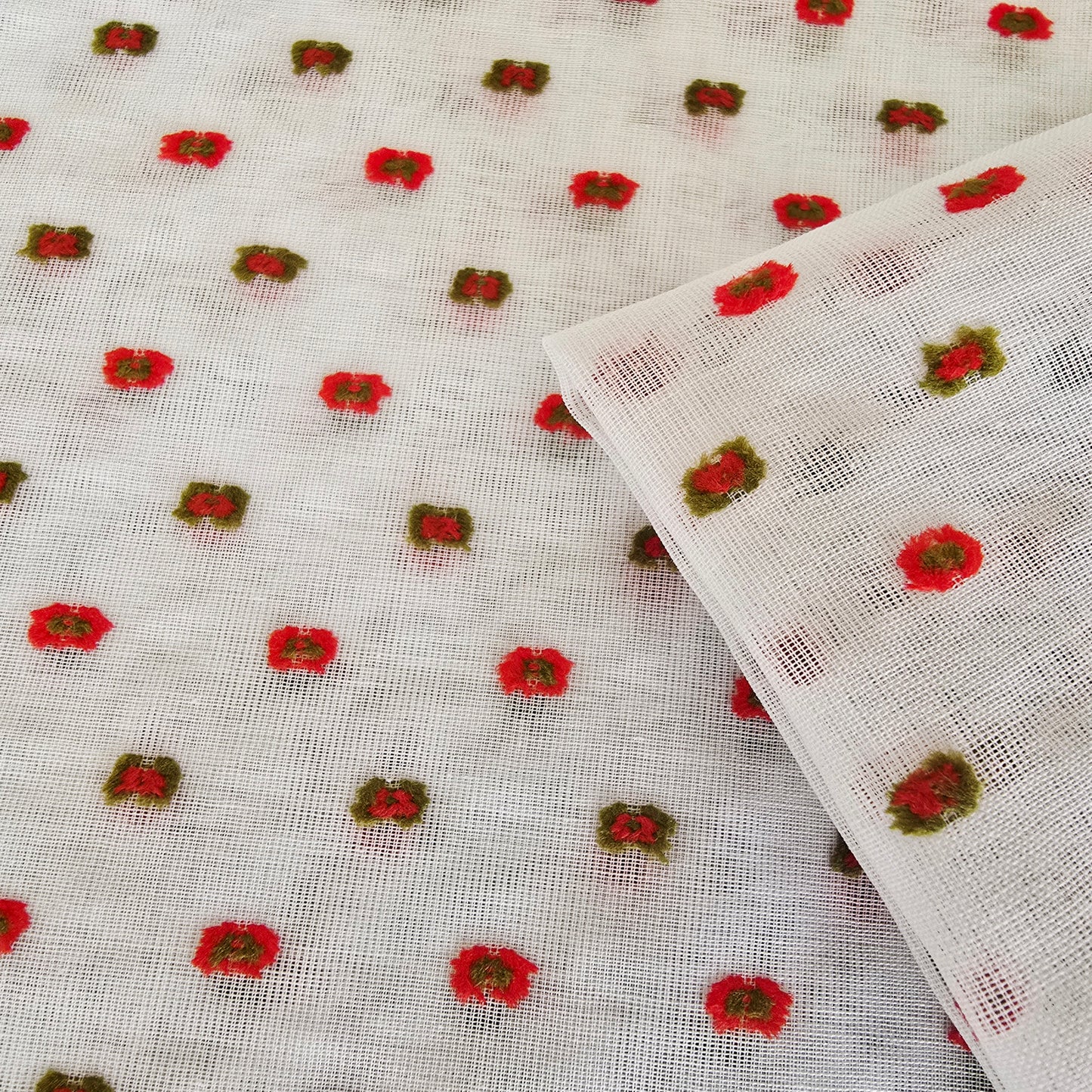 Fil coupé - jacquard cotton lawn - sold by 1/2mtr