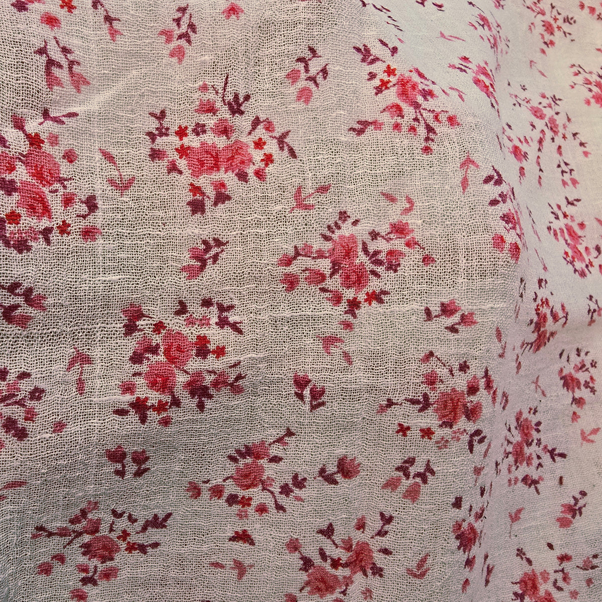 Floral printed cotton gauze -1.50mtrs
