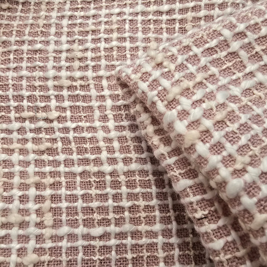 Lattice slub yarn woven fabric - sold by 1/2mtr