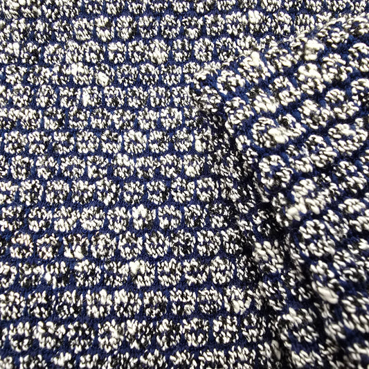 Boucle rushed knit - sold by 1/2mtr