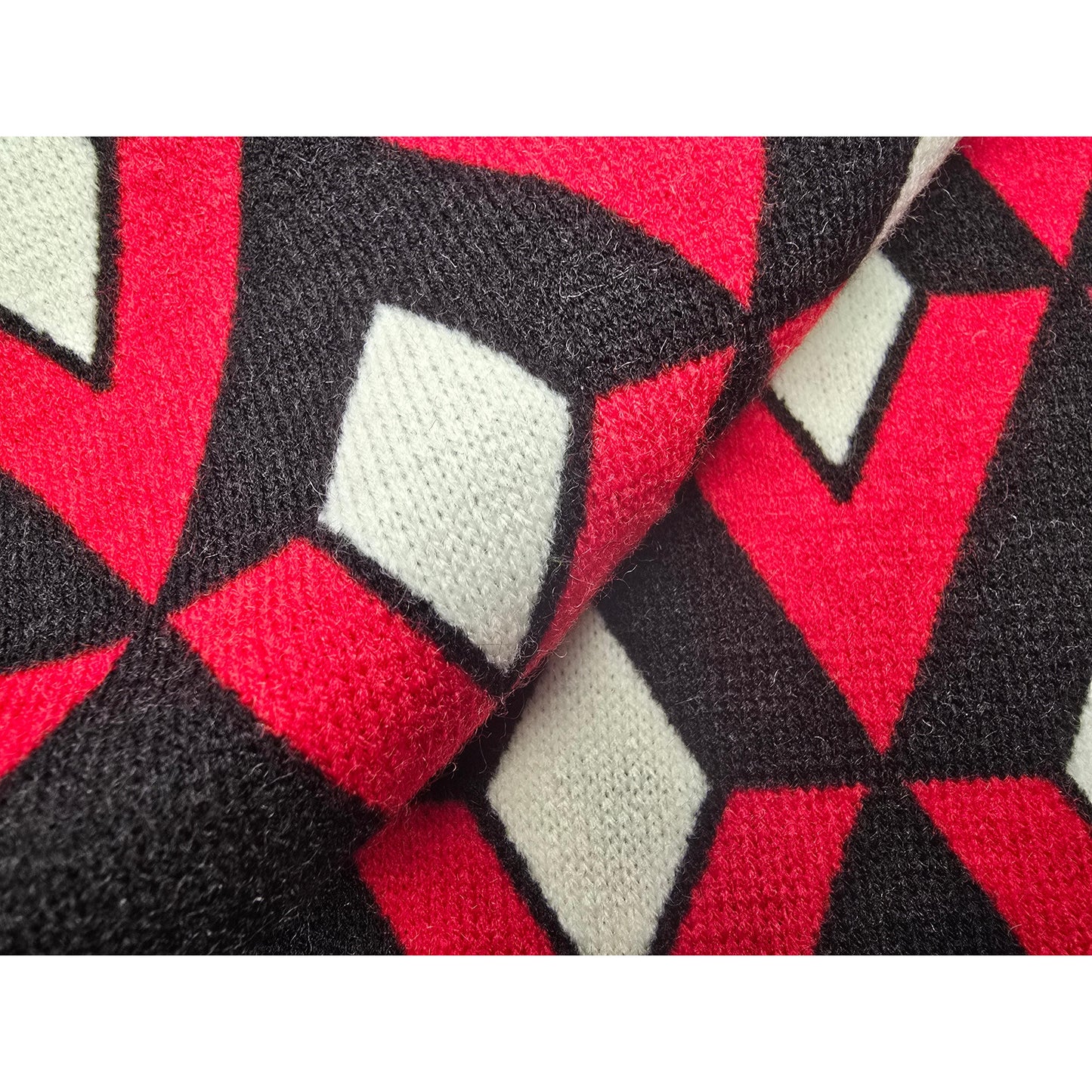 Harlequin design knit fabric - 1.60mtrs