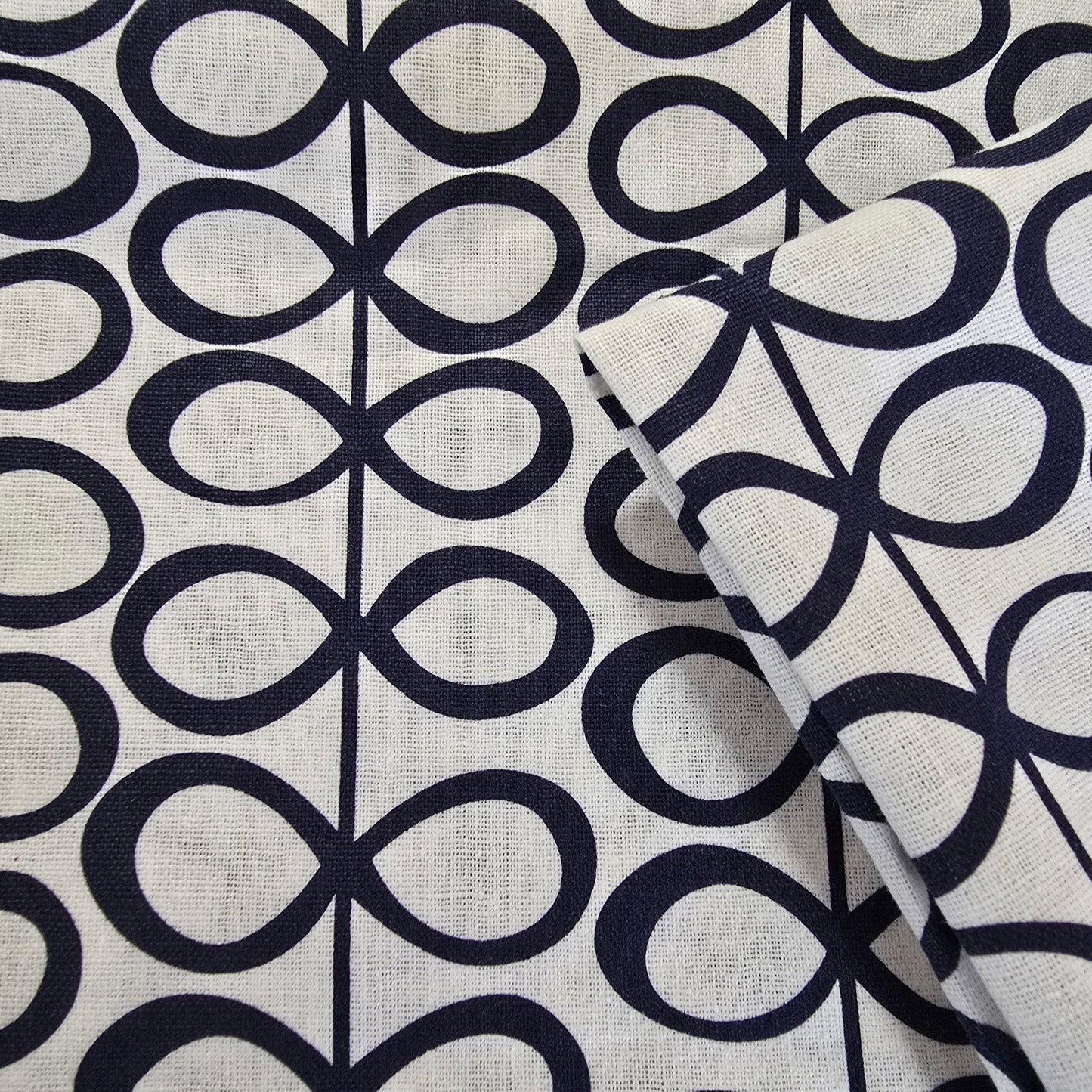 Orla kiely inspired printed cotton fabric - sold by 1/2mtr