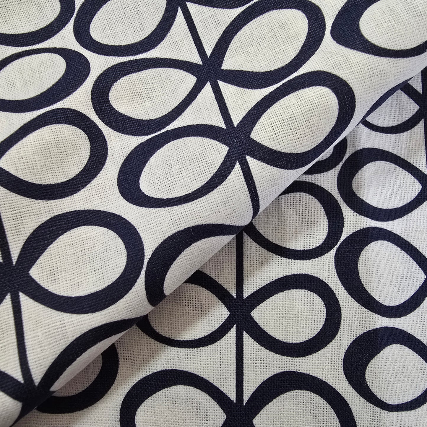 Orla kiely inspired printed cotton fabric - sold by 1/2mtr