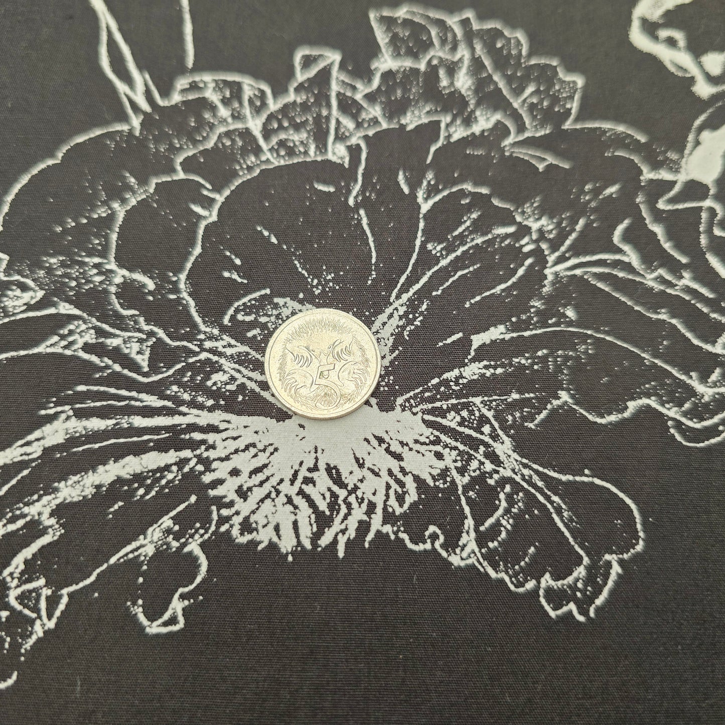 Sketch printed cotton - Sold by 1/2mtr