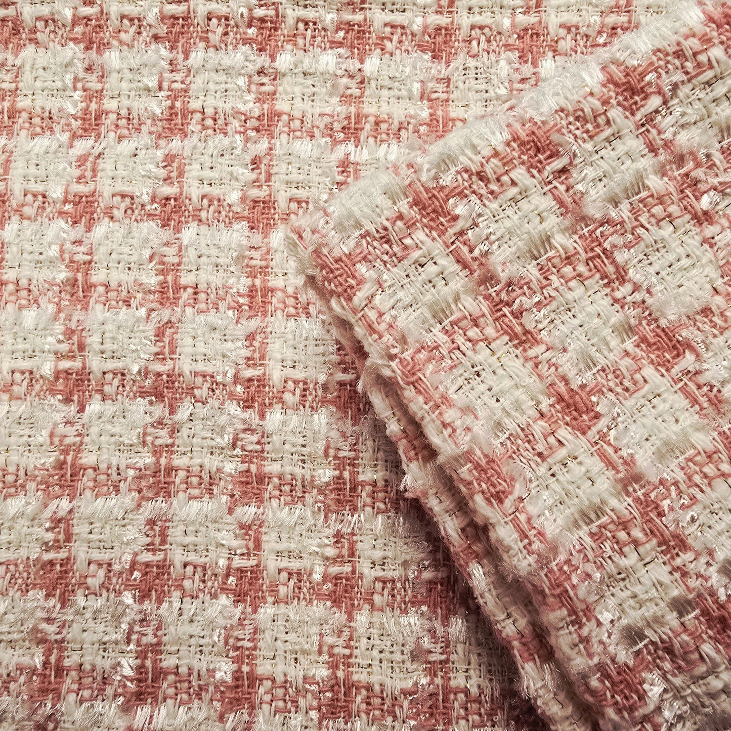 Eyelash tweed woven fabric -sold by 1/2mtr