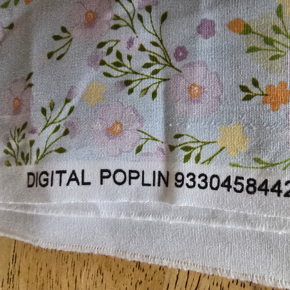 Digital floral printed poplin - 2mtrs