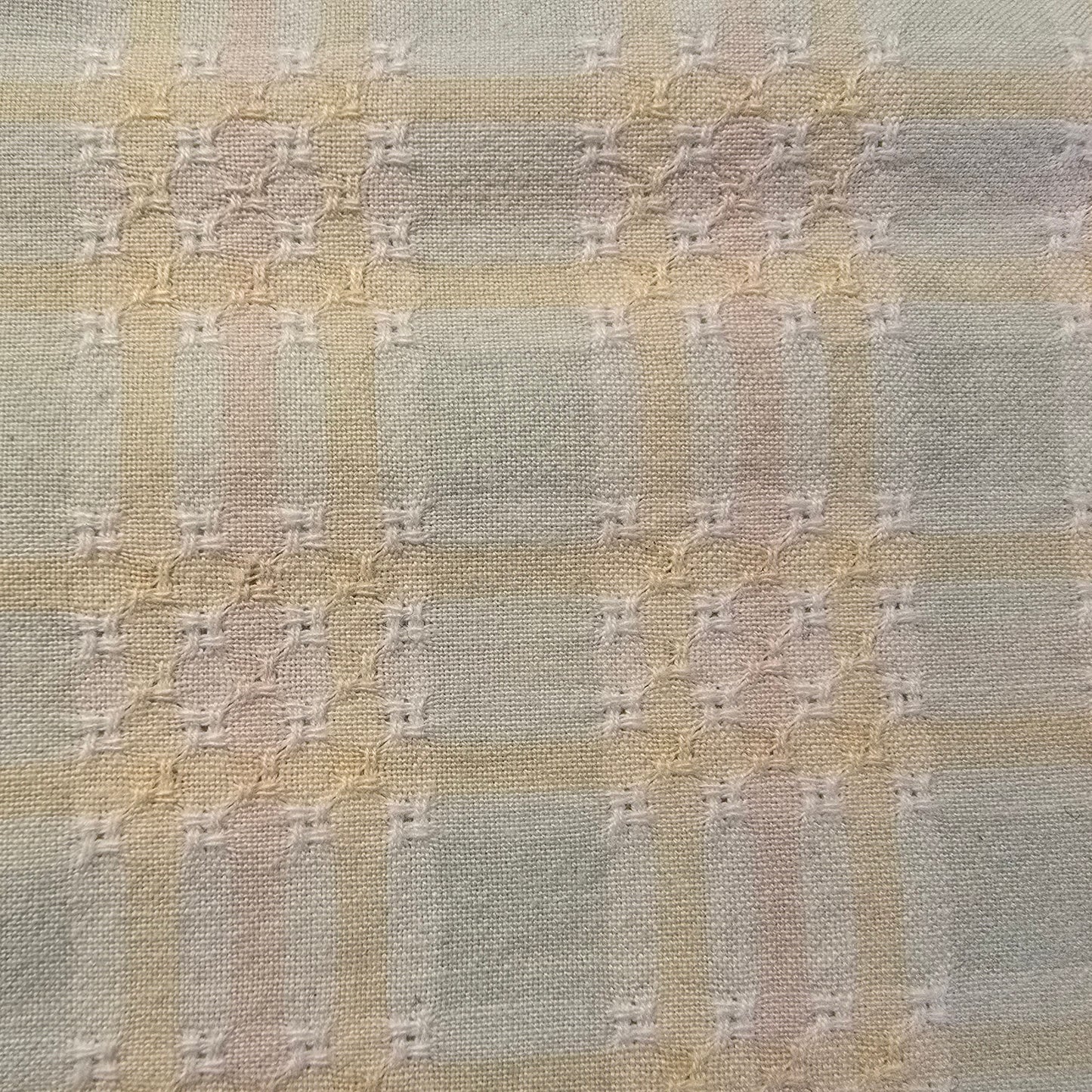 Huckaback woven cotton fabric -1.50mtrs