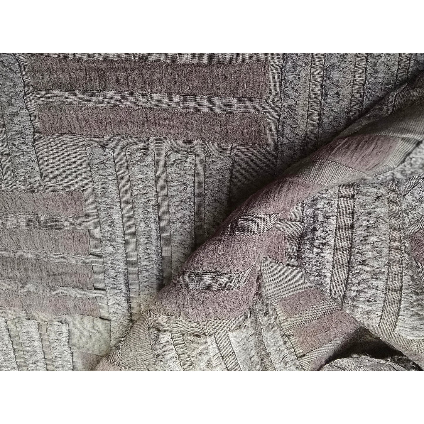 Patchwork square design knit fabric - sold by 1/2mtr