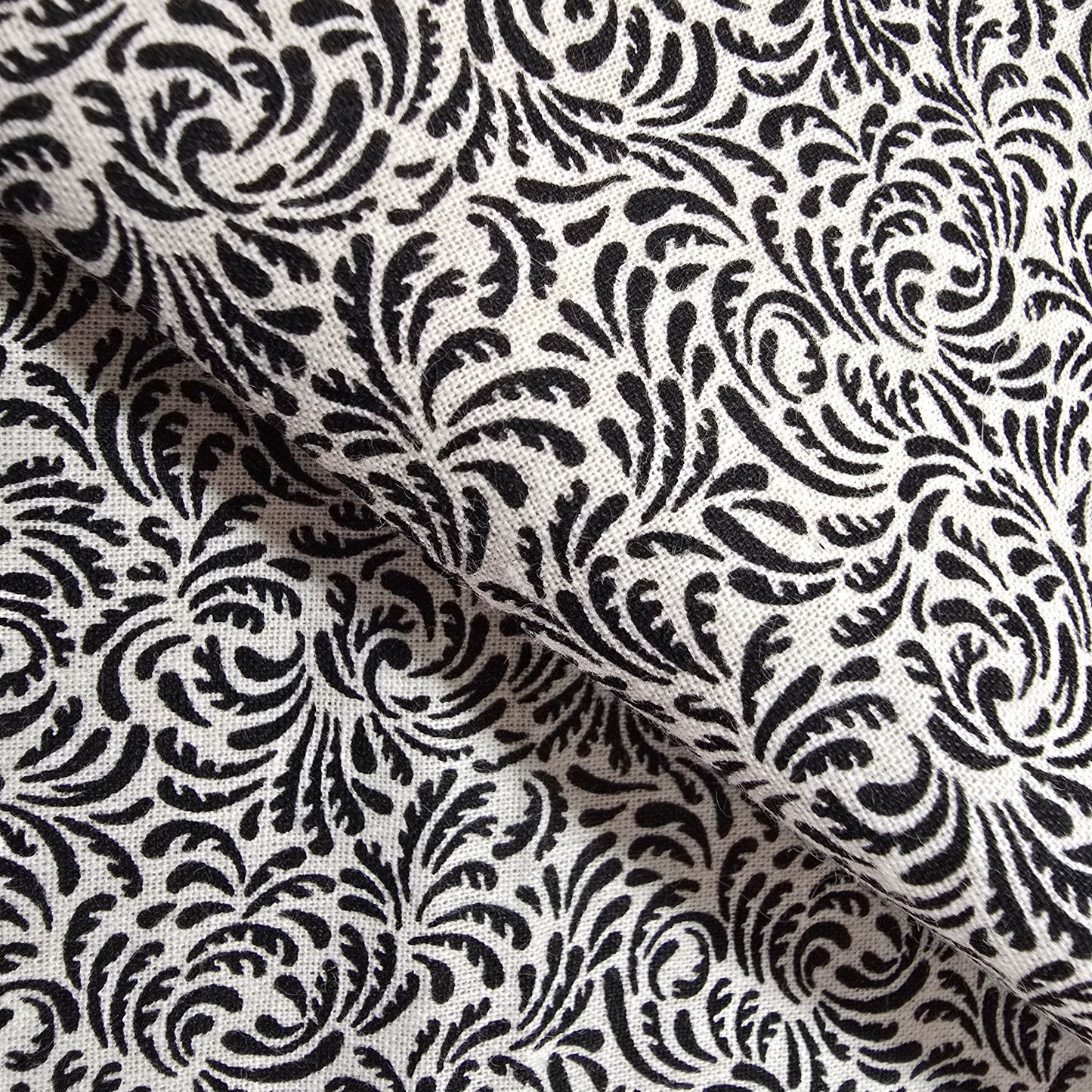Fern leaves inspired printed cotton -2mtrs