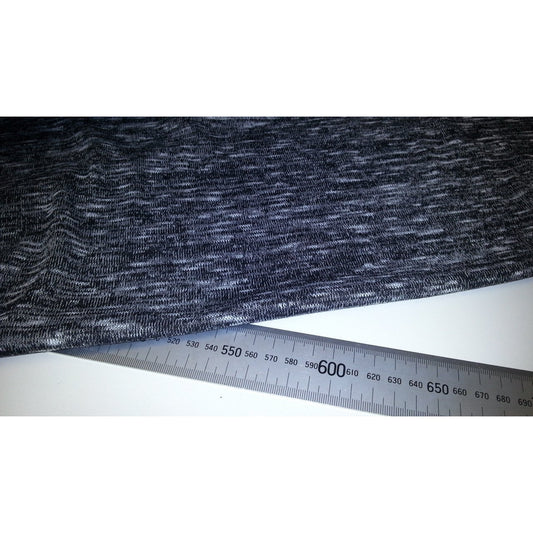 Beautiful marle knit fabric - charcoal/white
