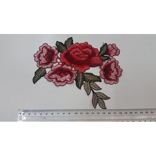 floral embroidered applique