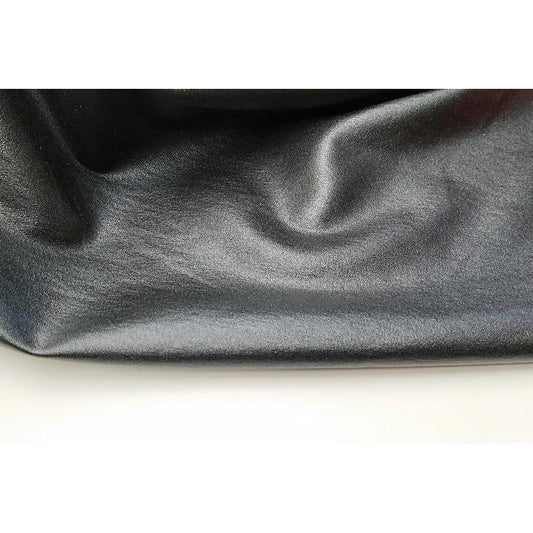 Suzy - PU leatherette - black - sold by 1/2mtr