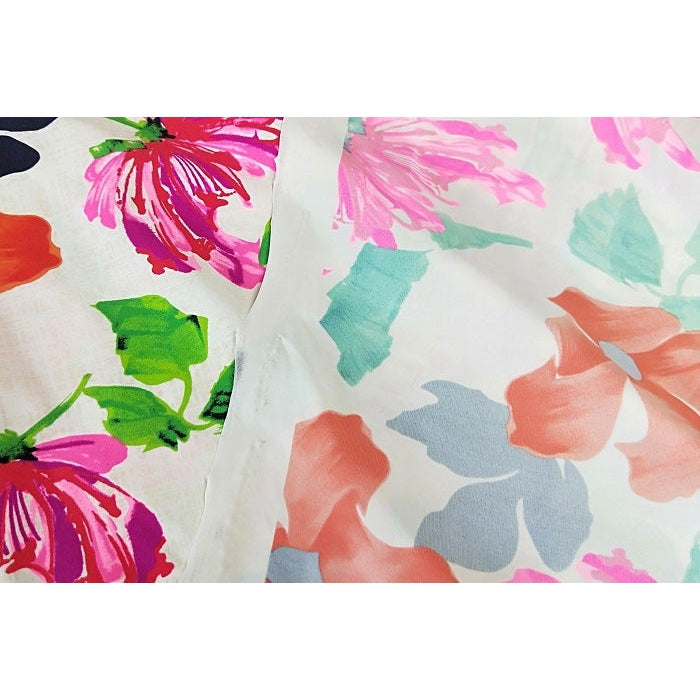 Janelle - floral printed stretch fabric -  1.00mtr