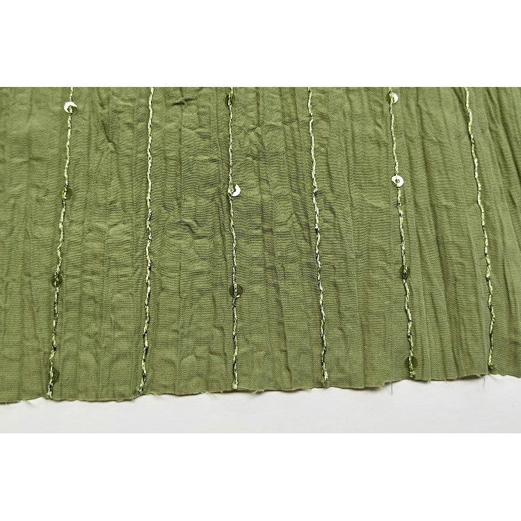 jasmine - crushed sequin cotton/blend fabric - sold by 1.90mtrs