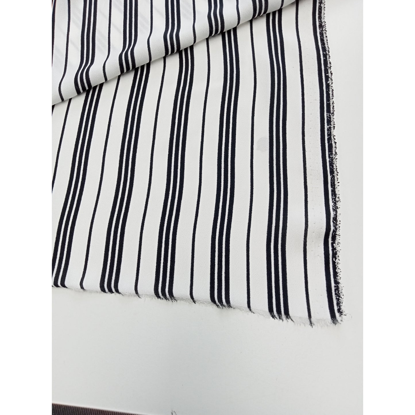 crystelle - striped  woven faille fabric -sold by 1/2mtr