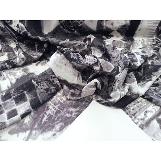 Abstract stretch mesh -sold by 1/2mtr