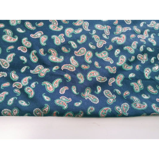 Jasmine - Paisley printed cotton drill